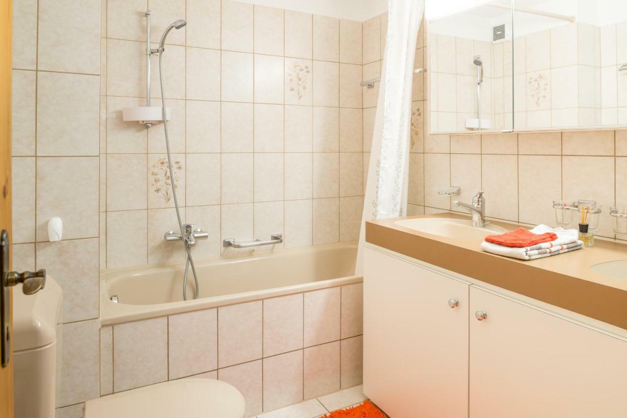 Casa Sur Plaun - 3.5 Zimmerwohnung Sagogn Dış mekan fotoğraf
